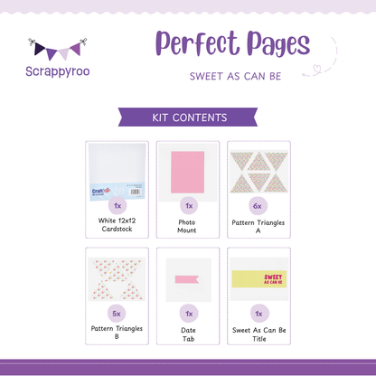 Scrappyroo Perfect Pages Kit -  Sweet As Can Be