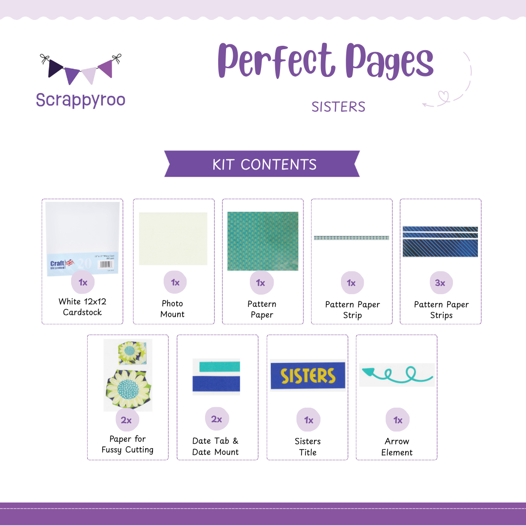 Scrappyroo Perfect Page Kit - Sisters
