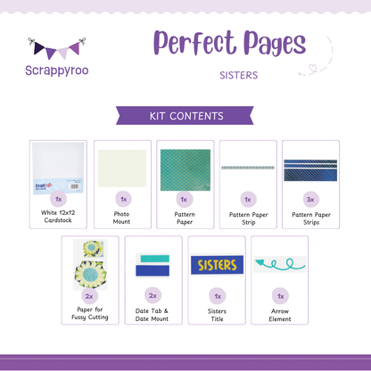 Scrappyroo Perfect Page Kit - Sisters