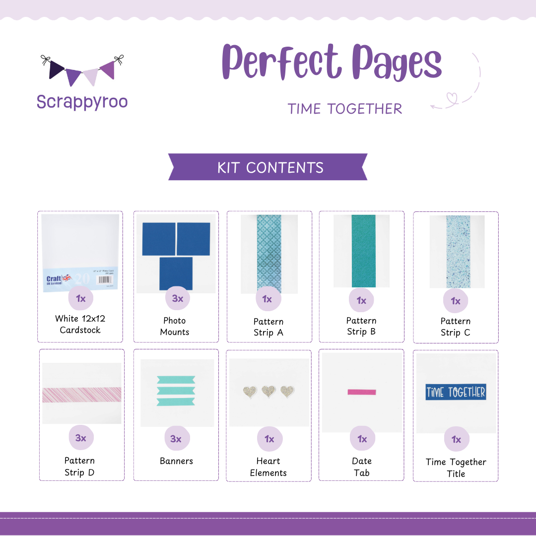 Scrappyroo Perfect Pages Kit -  Time Together