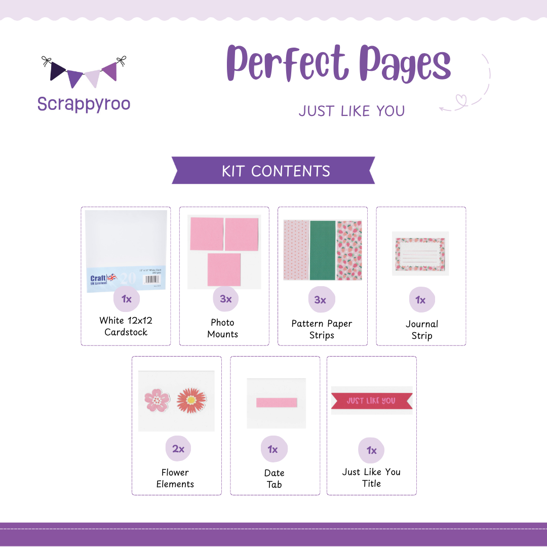 Scrappyroo Perfect Page Kit -  Just Like You