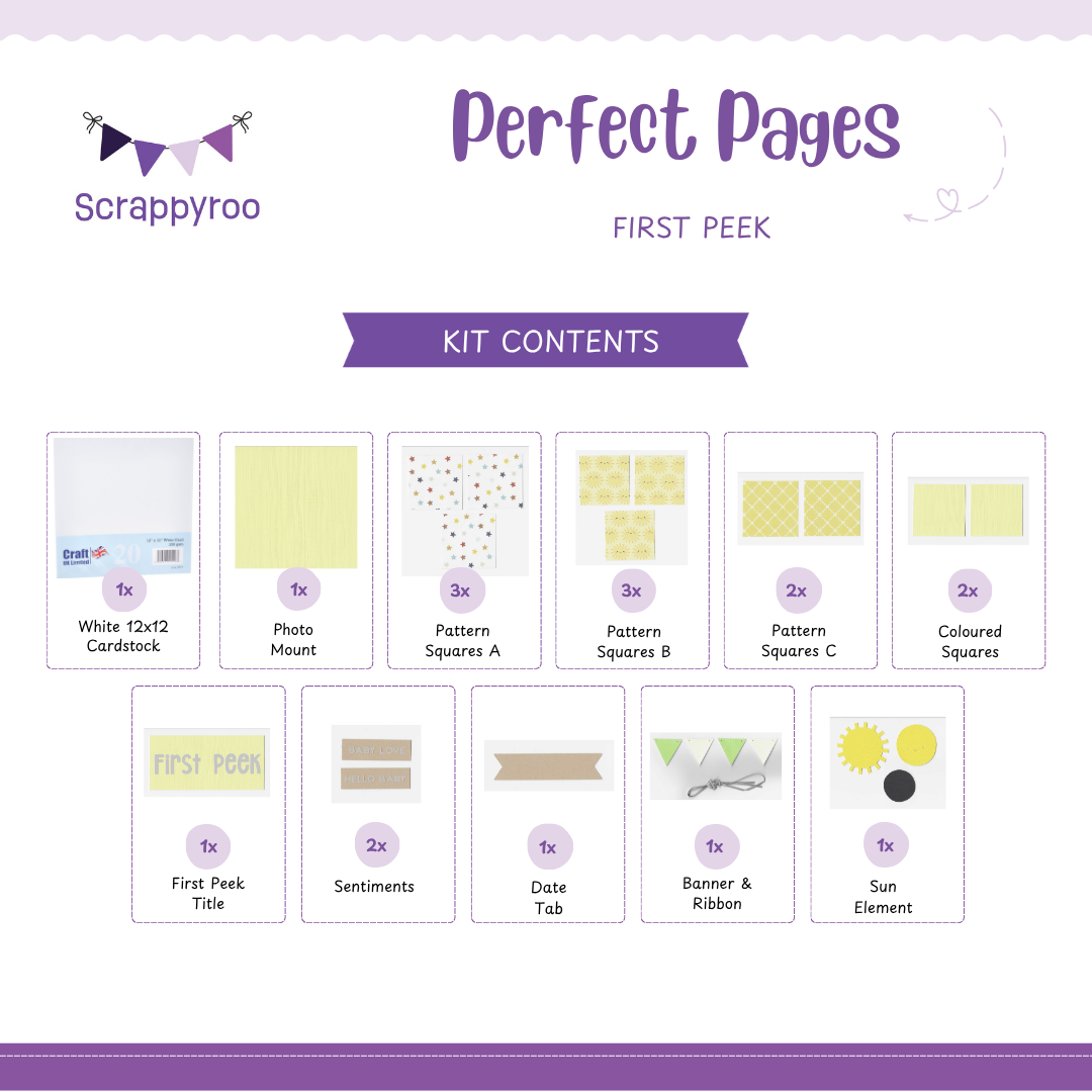 Scrappyroo Perfect Page Kit -  First Peek
