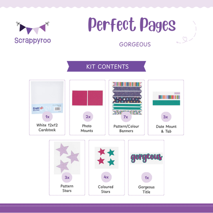 Scrappyroo Perfect Page Kit - Gorgeous