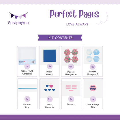Scrappyroo Perfect Pages Kit -  Love Always