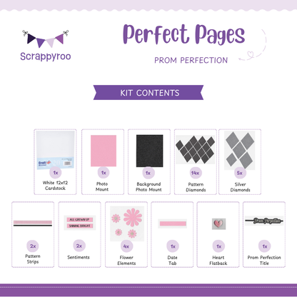 Scrappyroo Perfect Page Kit -  Prom Perfection
