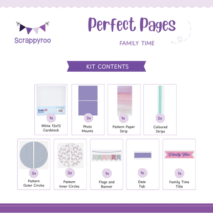 Scrappyroo Perfect Page Kit -  Family Time