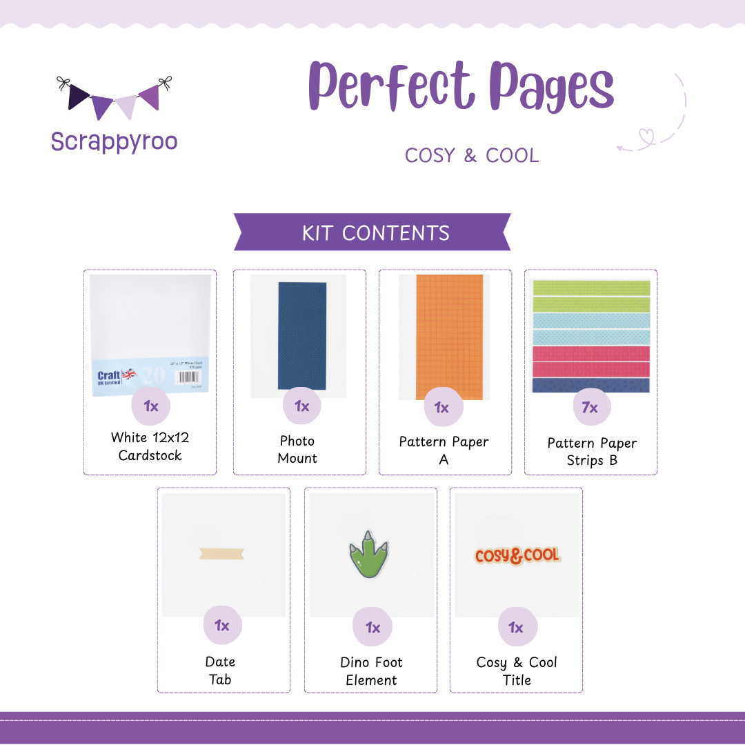 Scrappyroo Perfect Pages Kit -  Cosy & Cool
