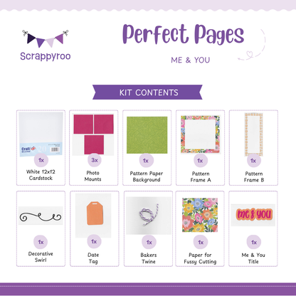 Scrappyroo Perfect Page Kit -  Me & You