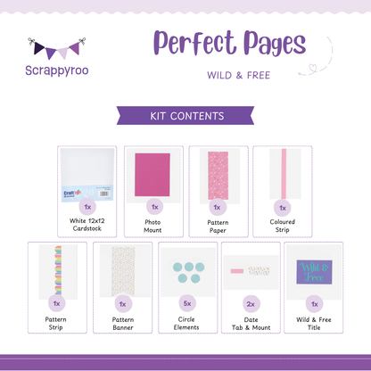 Scrappyroo Perfect Pages Kit -  Wild & Free