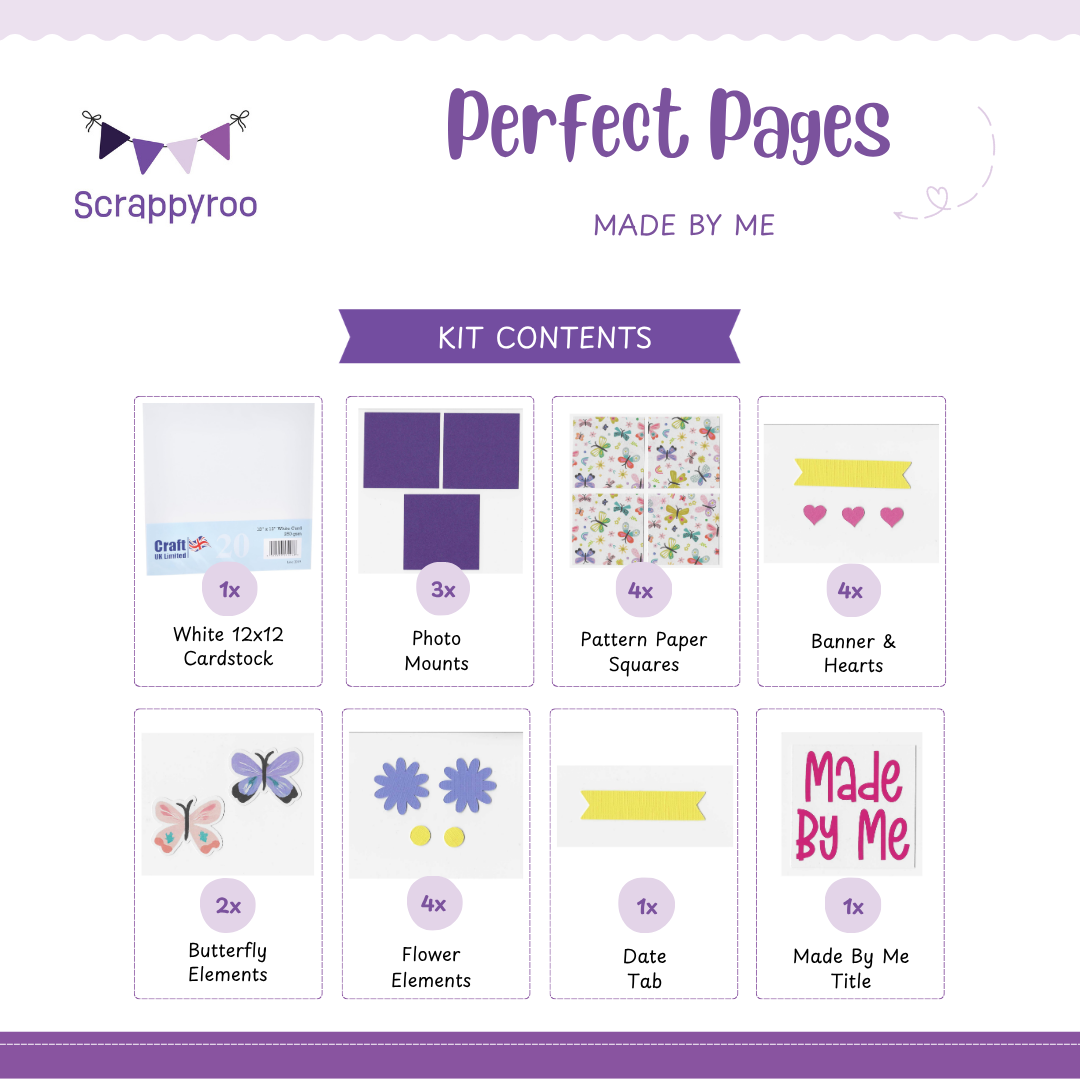 Scrappyroo Perfect Page Kit -  Made By Me
