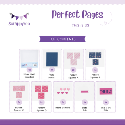 Scrappyroo Perfect Pages Kit -  This Is Us