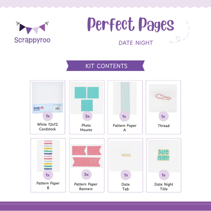 Scrappyroo Perfect Pages Kit -  Date Night
