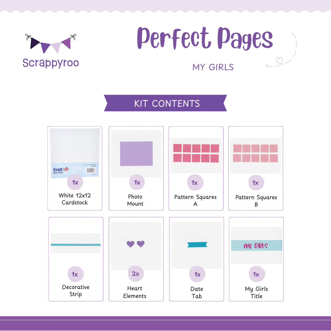 Scrappyroo Perfect Pages Kit -  My Girls