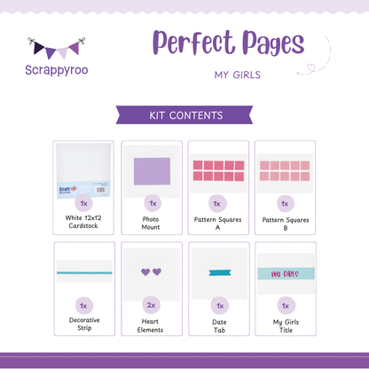 Scrappyroo Perfect Pages Kit -  My Girls