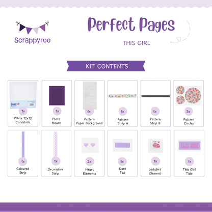 Scrappyroo Perfect Page Kit -  This Girl