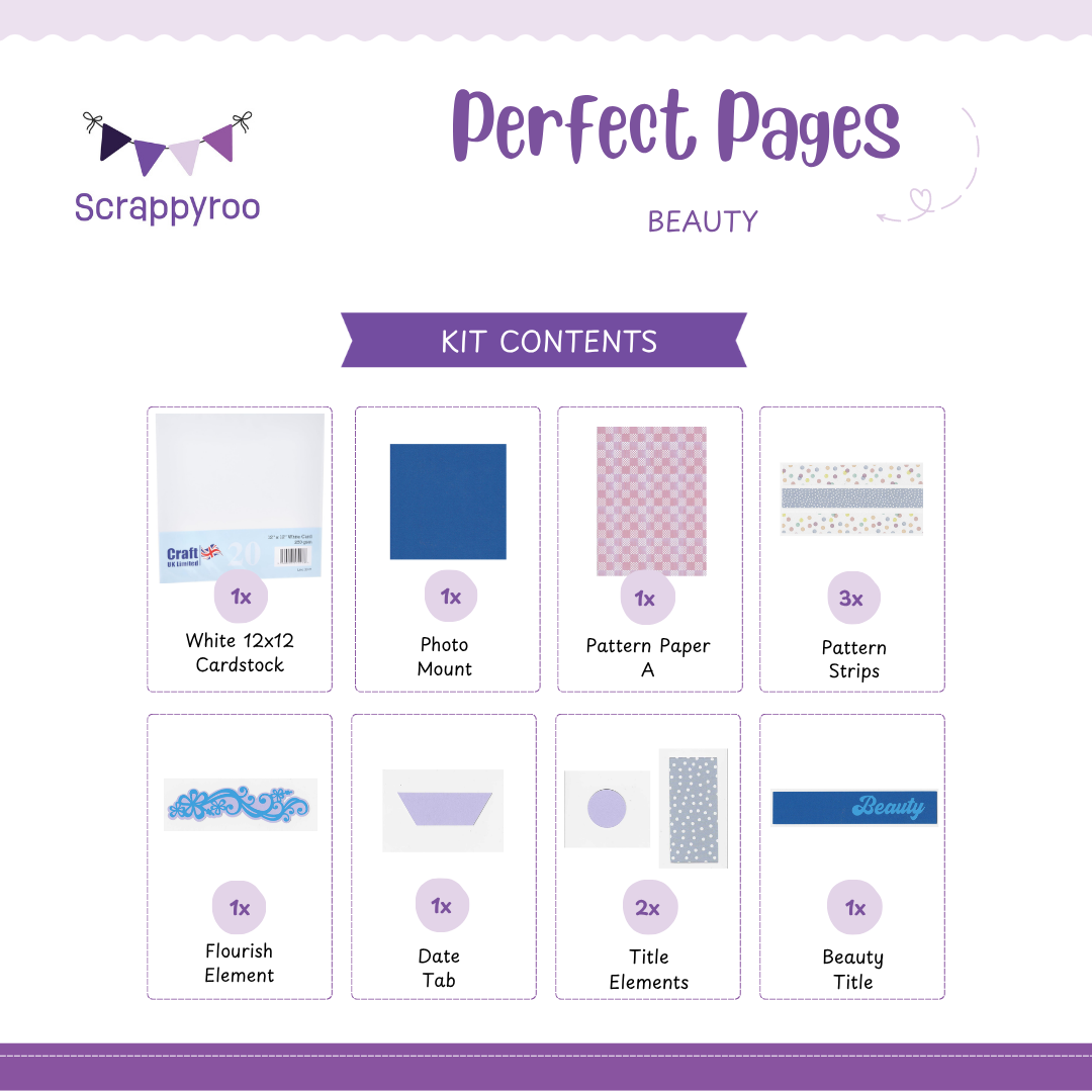 Scrappyroo Perfect Page Kit -  Beauty