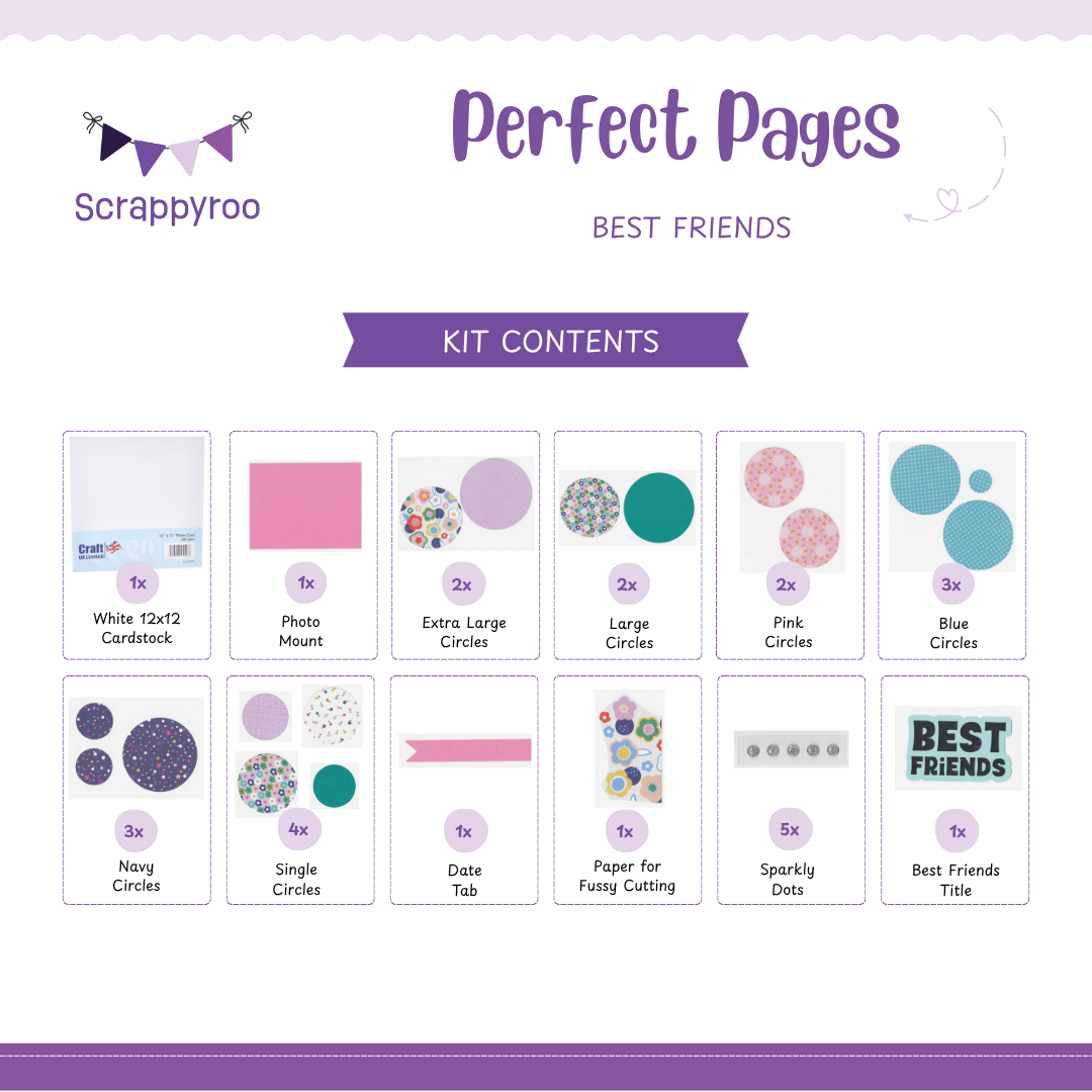 Scrappyroo Perfect Pages Kit - Best Friends