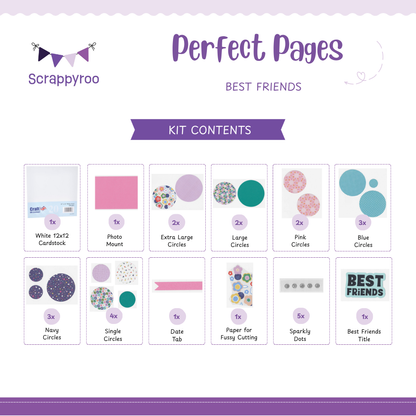 Scrappyroo Perfect Pages Kit - Best Friends