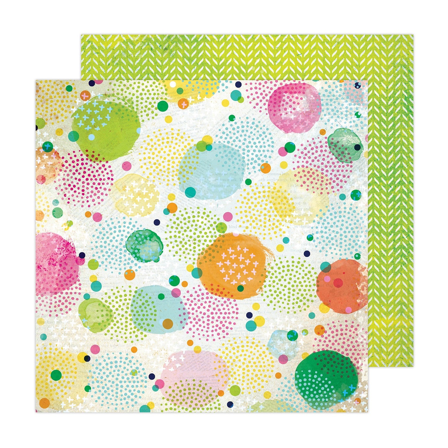 Vicki Boutin - Sweet Rush - Make Your Mark - 12" x 12" Scrapbook Paper