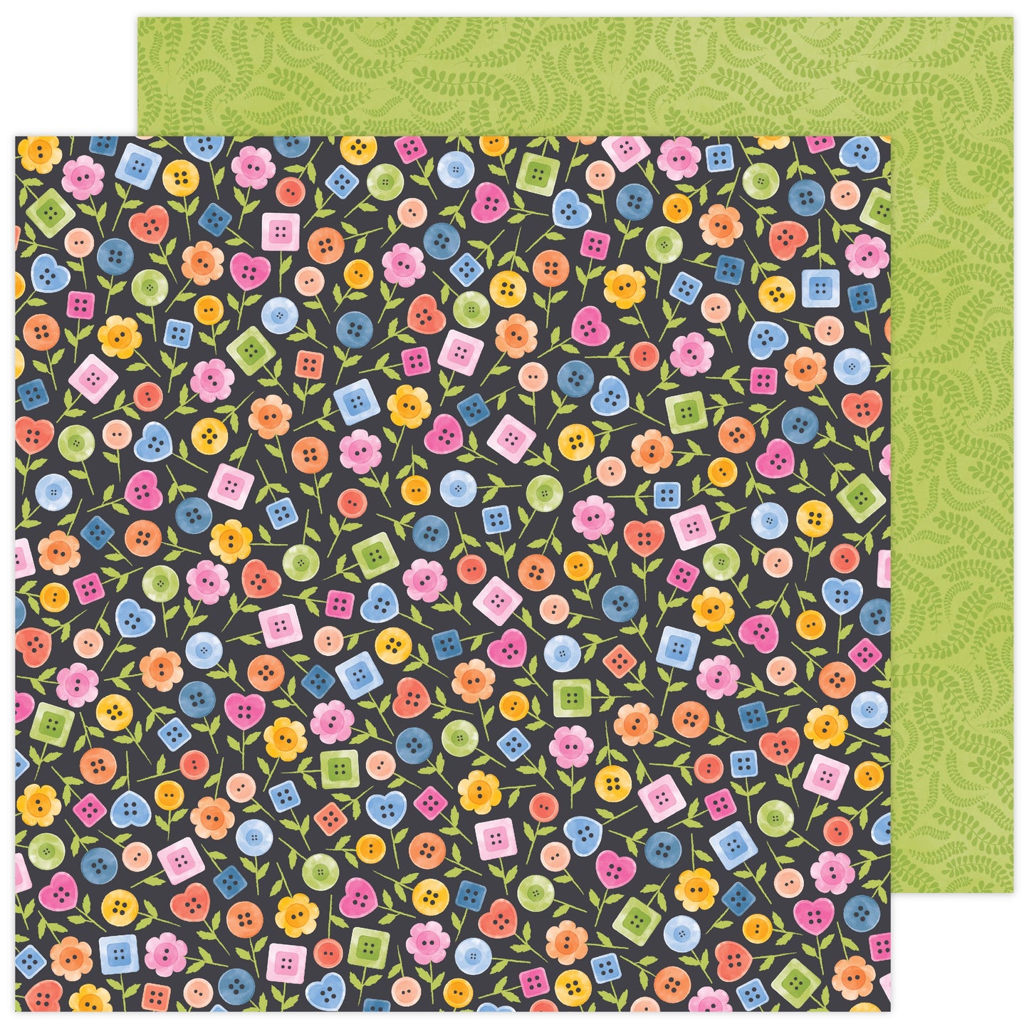 Paige Evans - Garden Shoppe - Paper 18 - 12" x 12" Scrapbook Paper