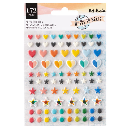Vicki Boutin - Where to Next? - Puffy Stickers