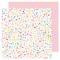 Pebbles - All the Cake - Party Decor - 12" x 12" Scrapbook Paper