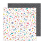 Pebbles - Cool Girl - Confetti - 12" x 12" Scrapbook Paper