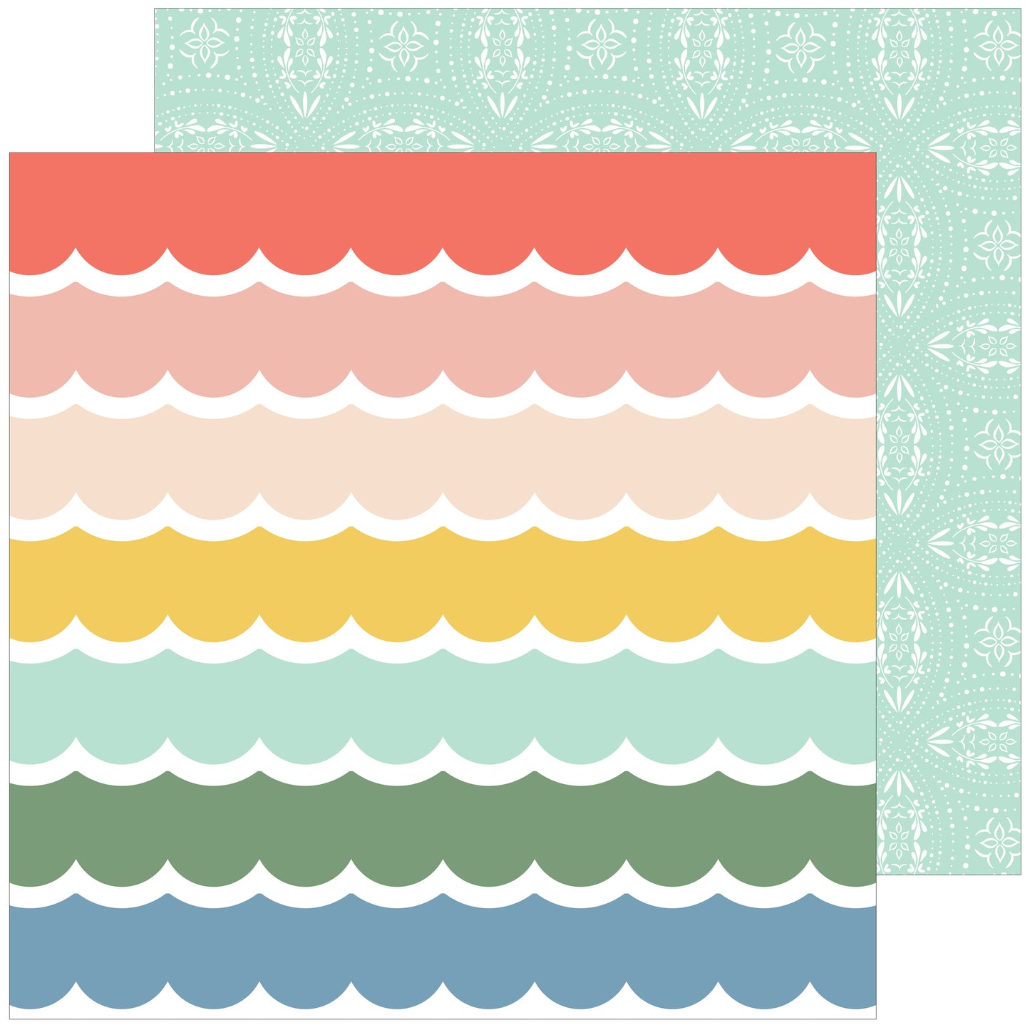 Pinkfresh Studio - Making the Best of It - No Risk, No Magic - 12" x 12" Scrapbook Paper