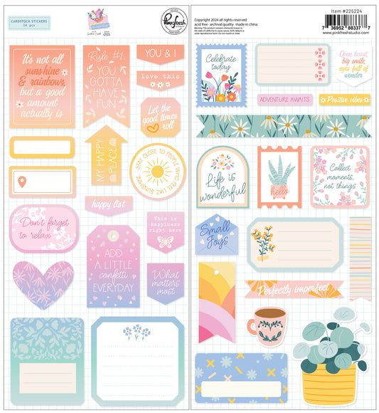 Pinkfresh Studio - The Simple Things - Cardstock Stickers