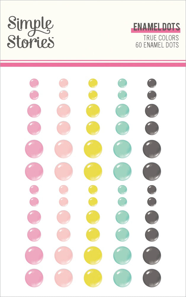 Simple Stories - True Colors - Enamel Dots