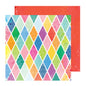 Vicki Boutin - Bold & Bright - Diamonds - 12" x 12" Scrapbook Paper