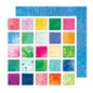 Vicki Boutin - Bold & Bright - Picnic Blanket - 12" x 12" Scrapbook Paper