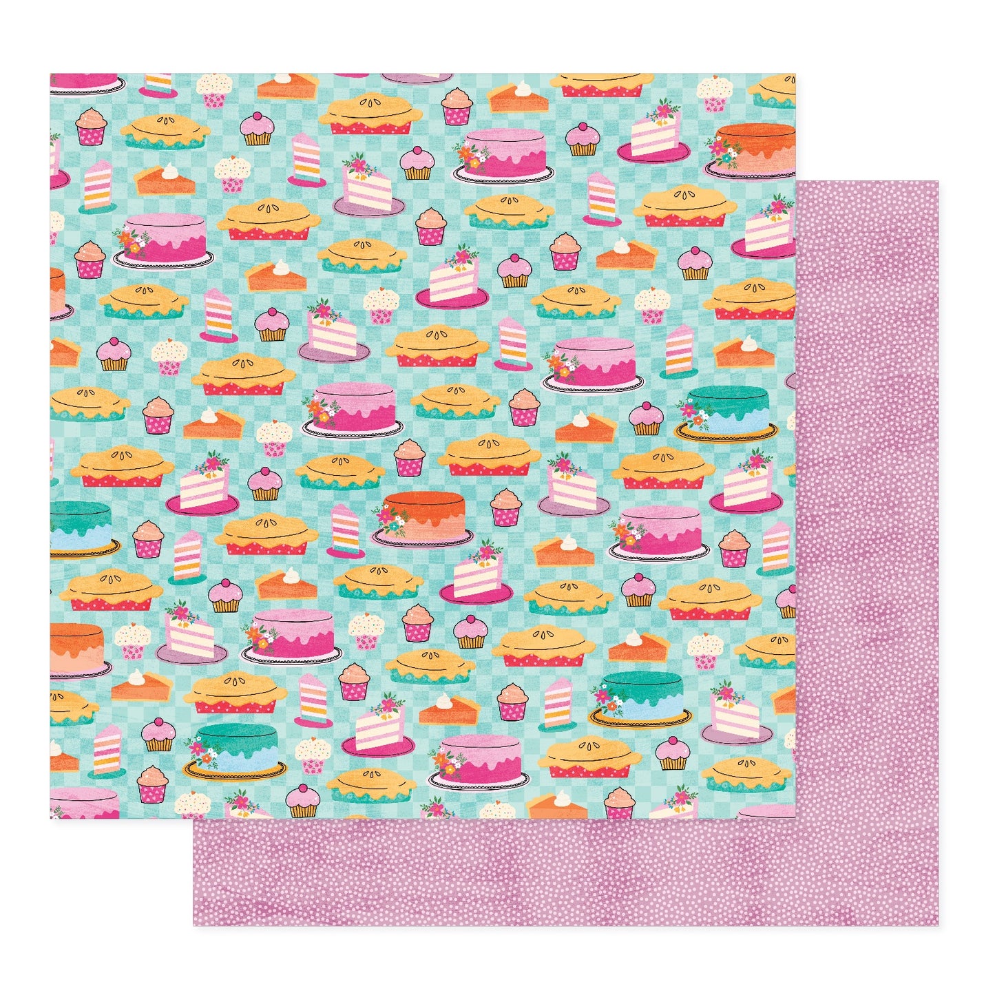 Shimelle - Reasons to Smile - Sweeten Life - 12" x 12" Scrapbook Paper