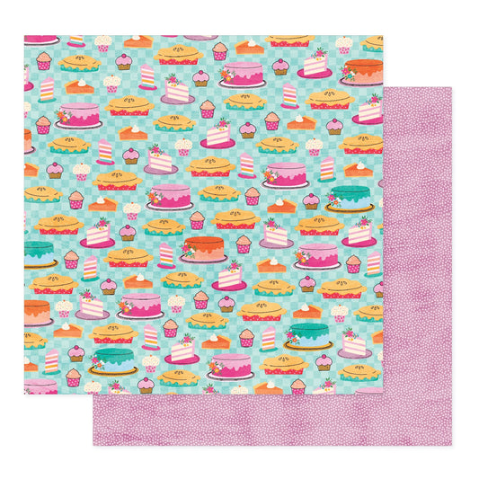 Shimelle - Reasons to Smile - Sweeten Life - 12" x 12" Scrapbook Paper