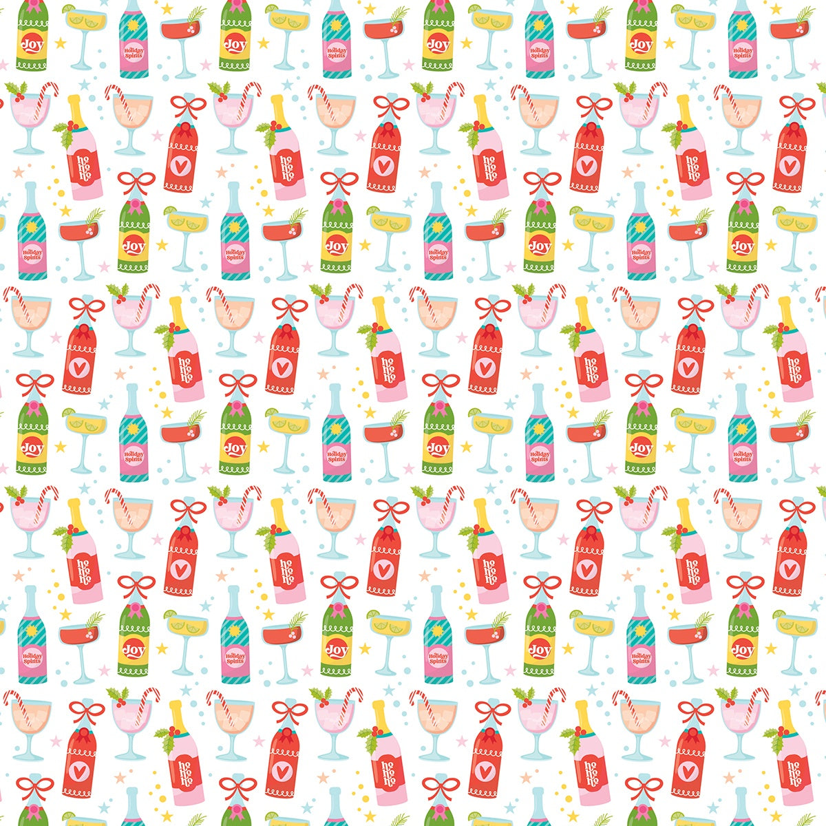 Bella Blvd - Merry Mingle - Making Spirits Bright - 12" x 12" Scrapbook Paper