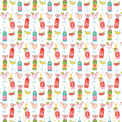 Bella Blvd - Merry Mingle - Making Spirits Bright - 12" x 12" Scrapbook Paper