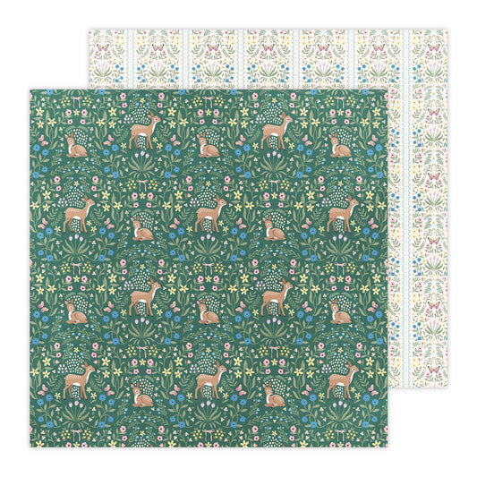 Bea Valint - Smiles For Miles - CRPRF-00006 - 12" x 12" Scrapbook Paper