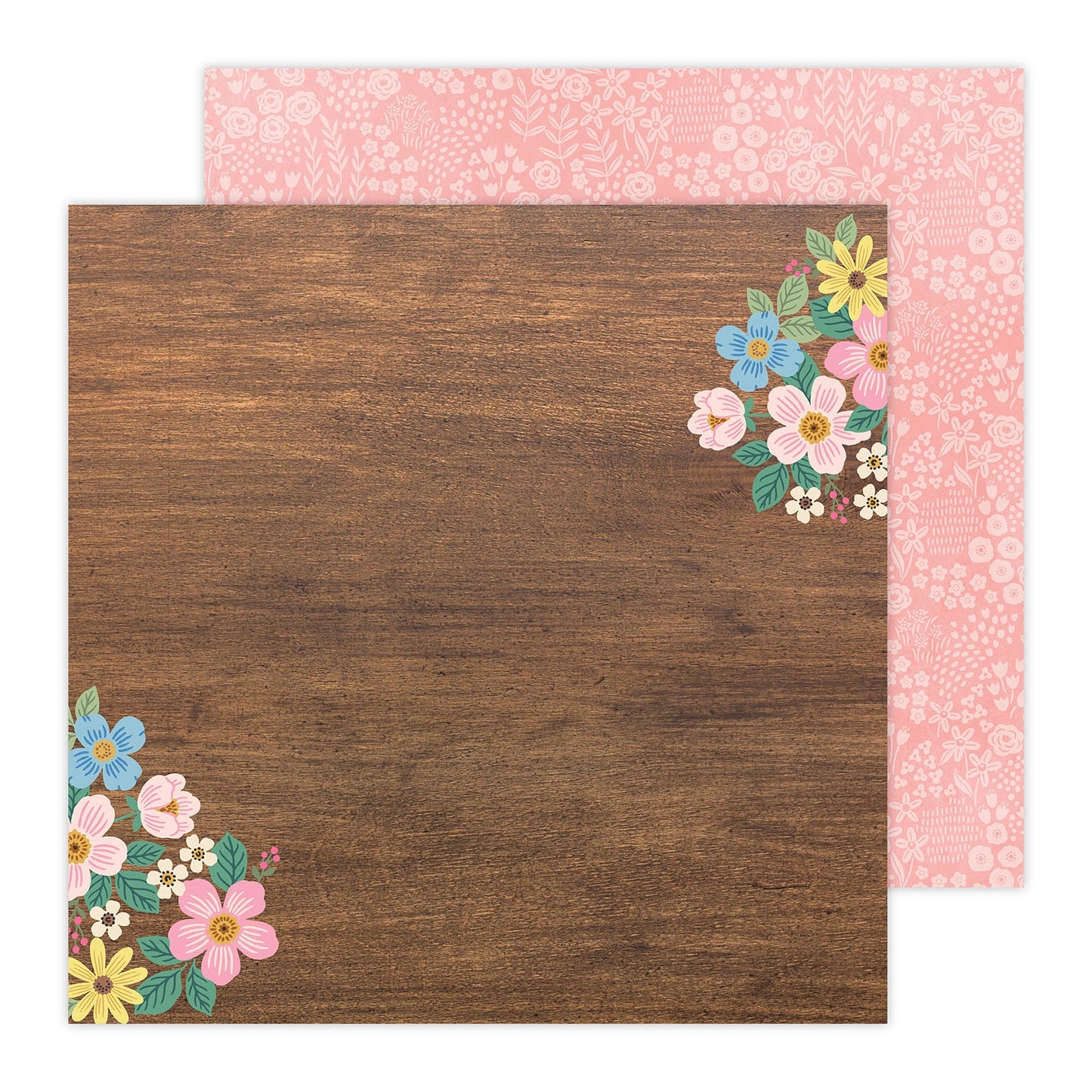 Bea Valint - Smiles For Miles - CRPRF-00003 - 12" x 12" Scrapbook Paper