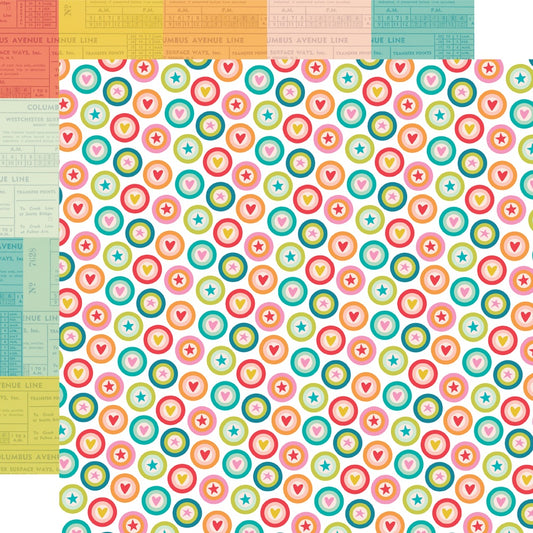 Simple Stories - Fun Times - 12x12 Scrapbook Paper - Fun & Games