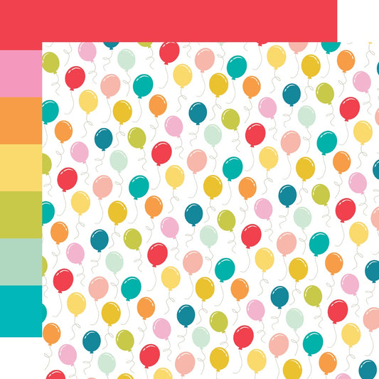 Simple Stories - Fun Times - 12x12 Scrapbook Paper - Best Day