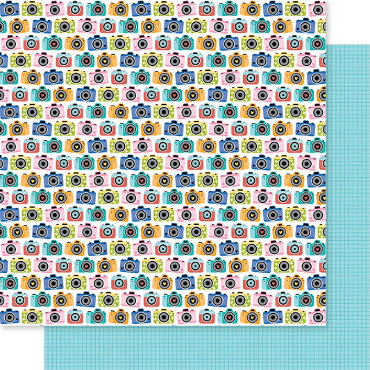 Bella Blvd - Documented - 12x12 Scrapbook Paper - Captured