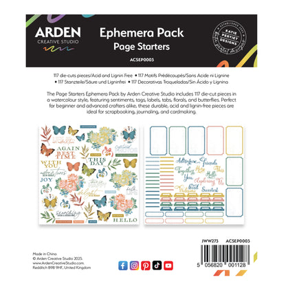 Arden Creative Studio - Page Starters - Ephemera