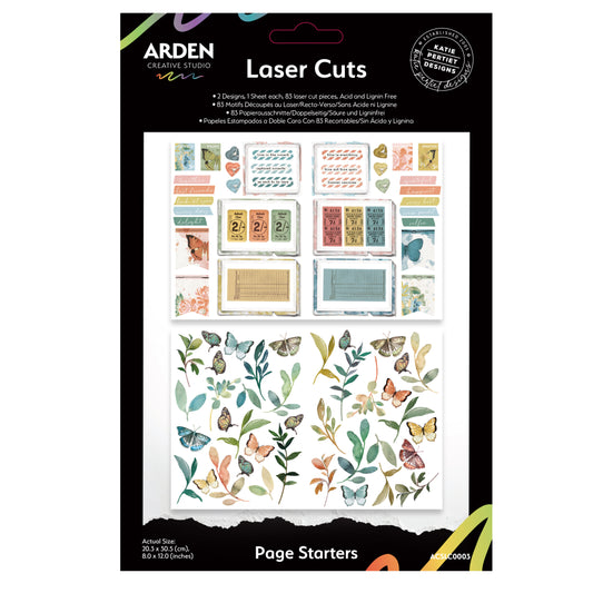 Arden Creative Studio - Page Starters - Laser Cuts