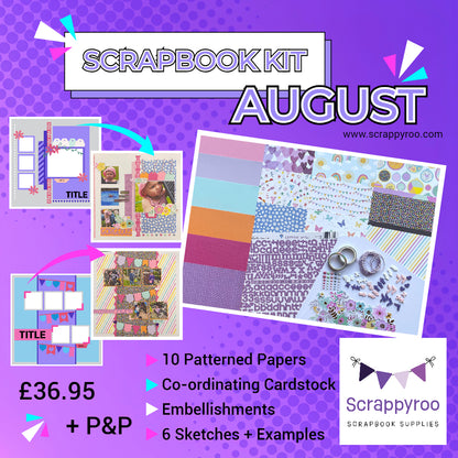 Scrappyroo Monthly Kit - August 2024