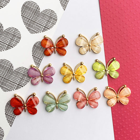 Scrappyroo Embellishments - Beautiful Butterflies