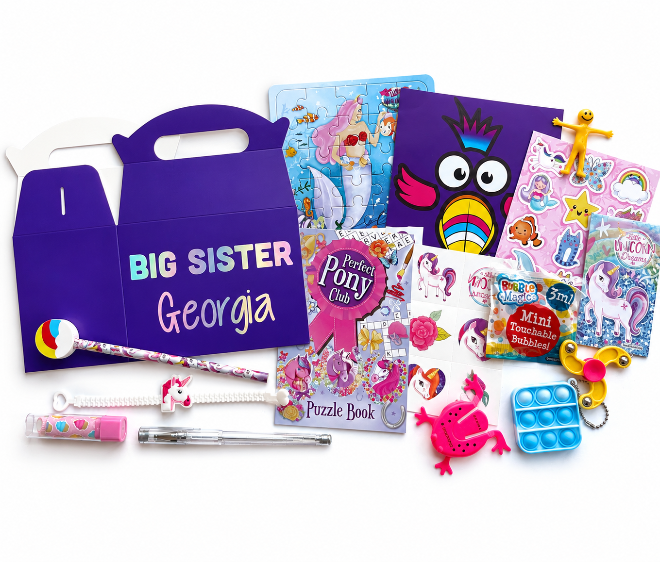 Big Sister Gift Box - Personalised with Contents