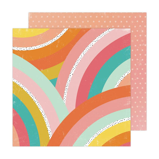 Heidi Swapp - Sun Chaser - Dreamer - 12" x 12" Scrapbook Paper