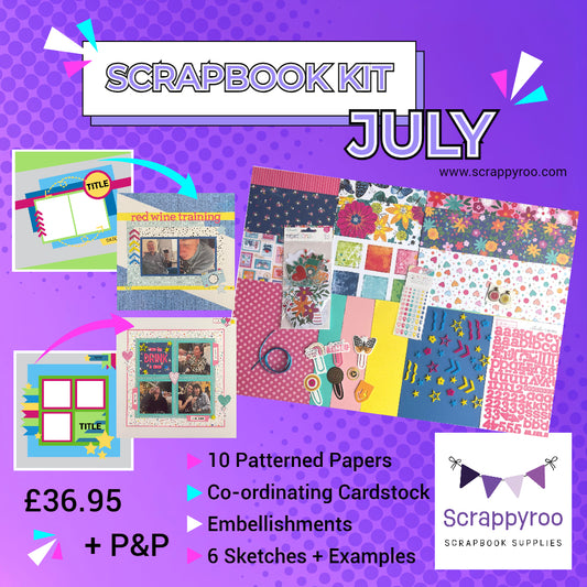 Scrappyroo Monthly Kit - July 2024