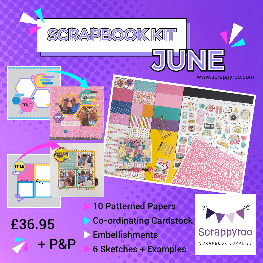 Scrappyroo Monthly Kit - June 2024