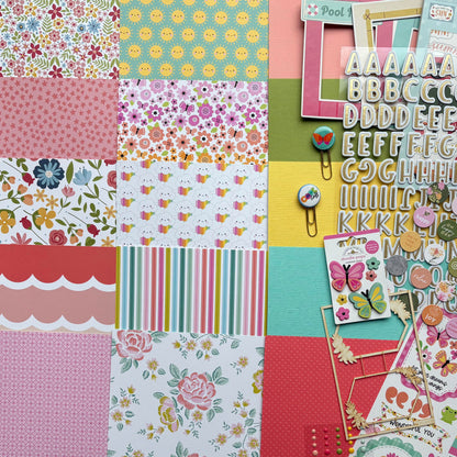 New Scrappyroo Monthly Kit - Sunbeams & Smiles